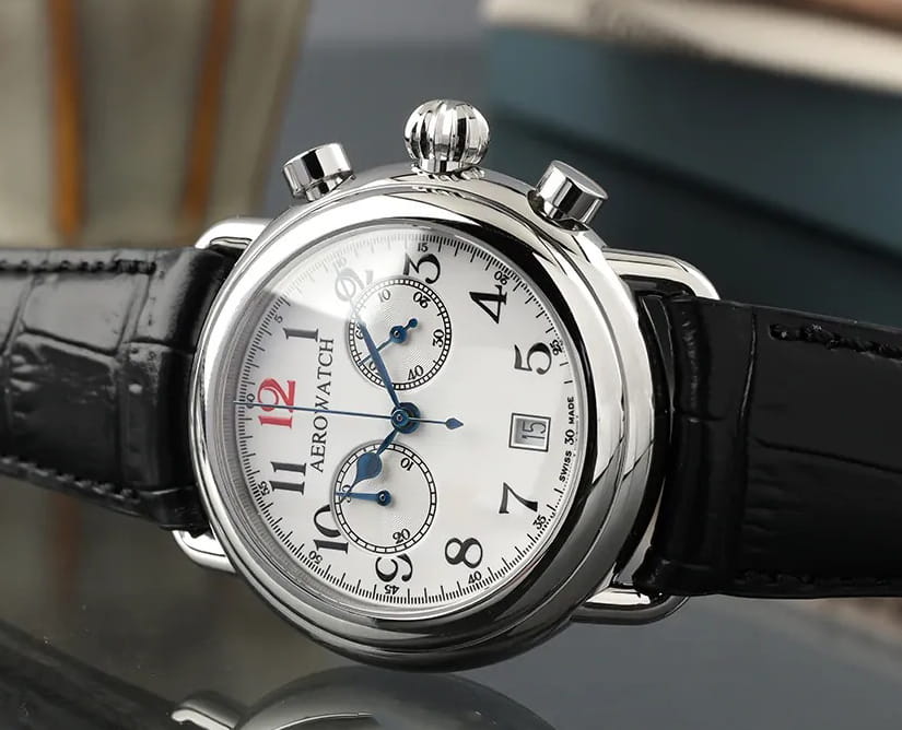 Aerowatch Aerowatch 1942 83926 AA04 , наручные мужские часы фото под углом